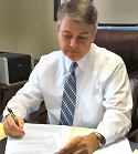 Bob E. Lype at Desk